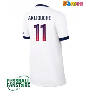 Paris Saint-Germain Maghnes Akliouche #11 Replik Auswärtstrikot Damen 2026-27 Kurzarm